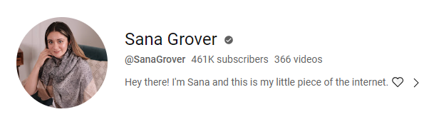 Sana grover